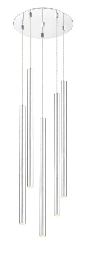 Z-Lite - 917MP24-CH-LED-5RCH - LED Chandelier - Forest - Chrome