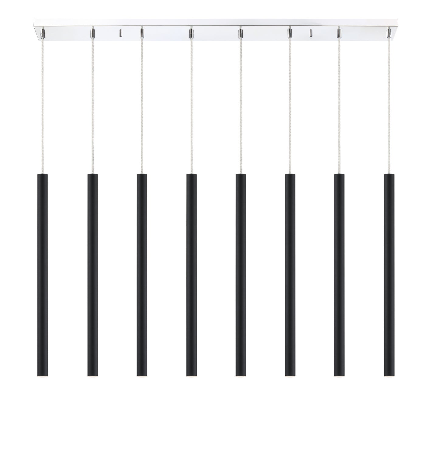 Z-Lite - 917MP24-MB-LED-8LCH - LED Linear Chandelier - Forest - Chrome