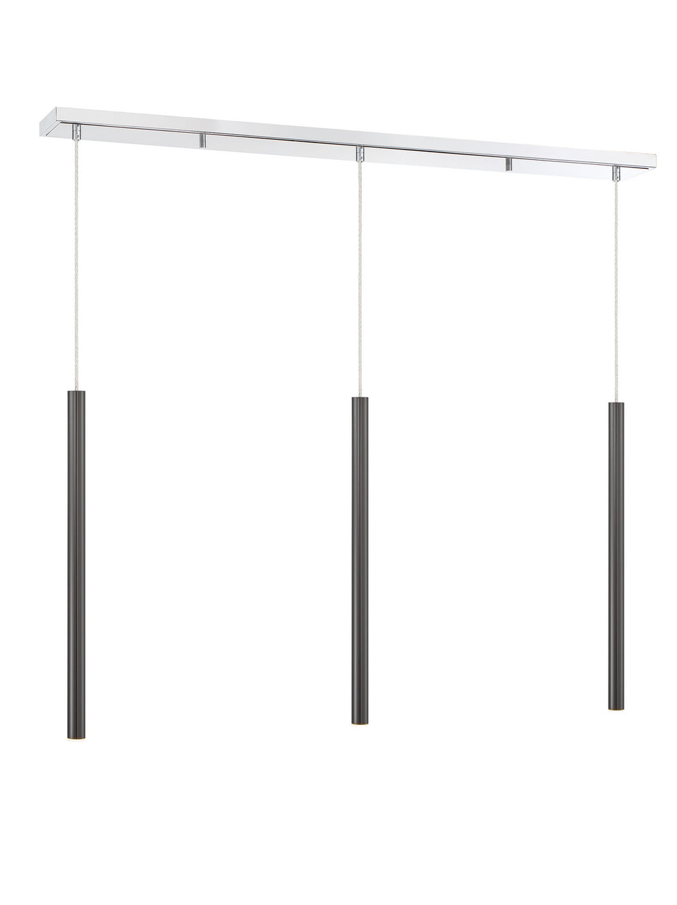 Z-Lite - 917MP24-PBL-LED-3LCH - LED Linear Chandelier - Forest - Chrome