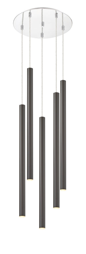 Z-Lite - 917MP24-PBL-LED-5RCH - LED Chandelier - Forest - Chrome