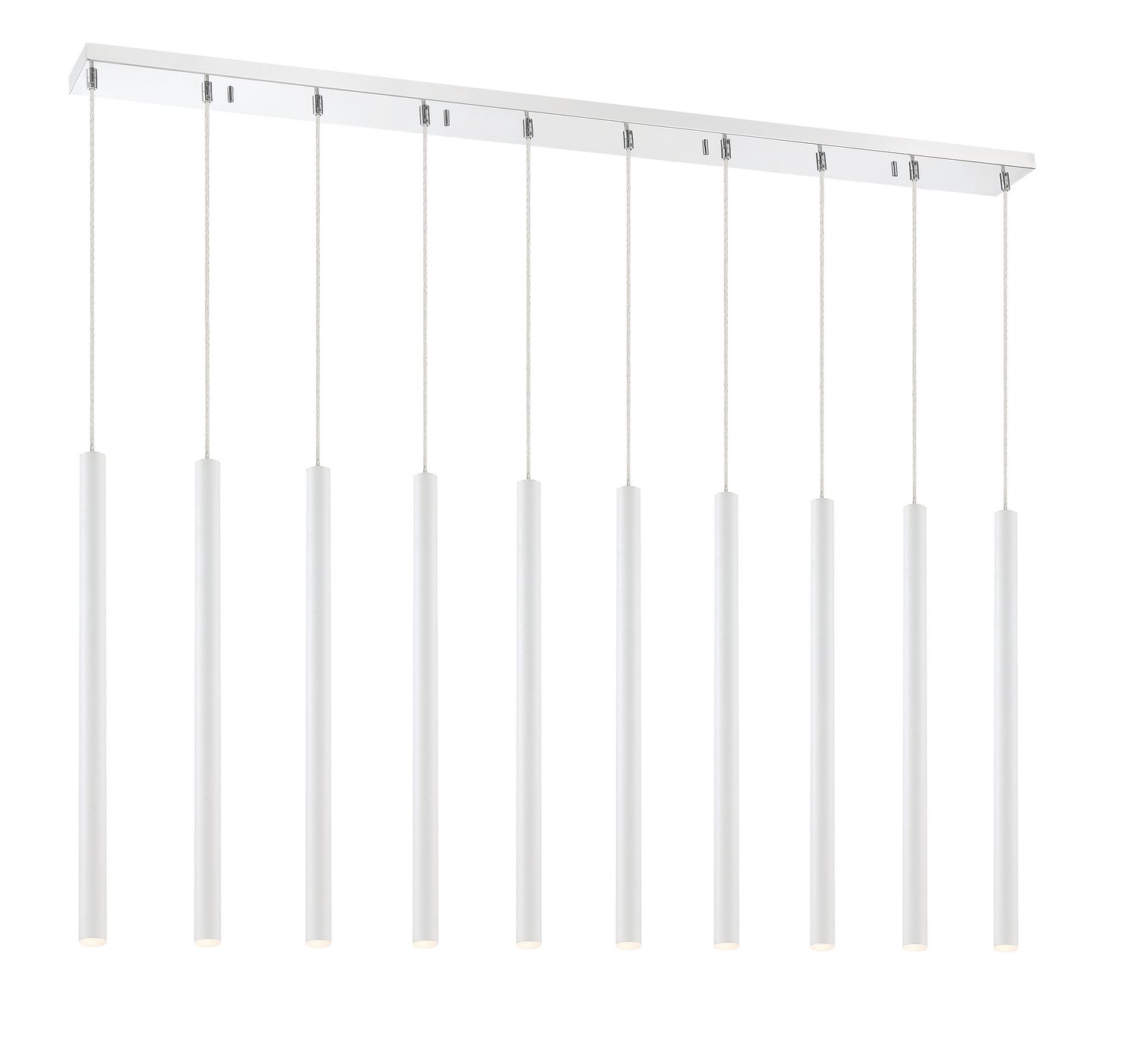 Z-Lite - 917MP24-WH-LED-10LCH - LED Linear Chandelier - Forest - Chrome