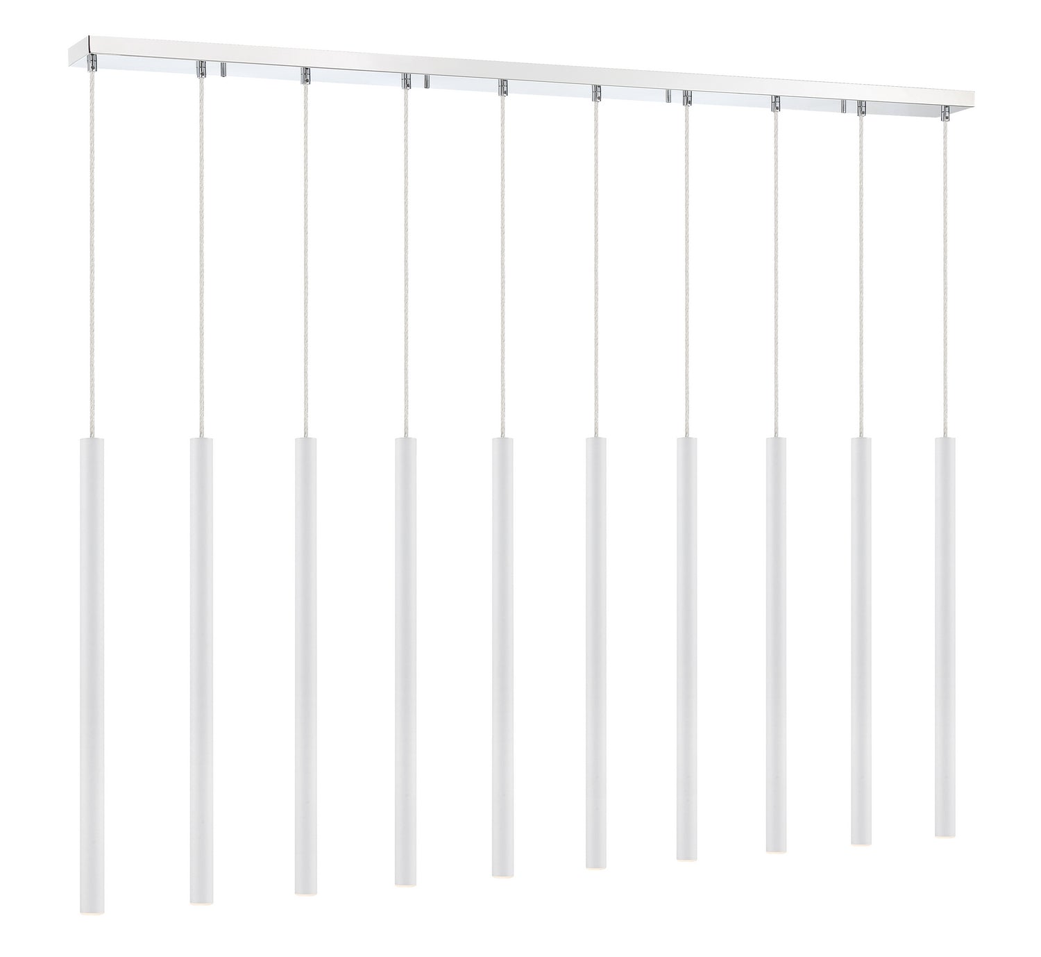 Z-Lite - 917MP24-WH-LED-10LCH - LED Linear Chandelier - Forest - Chrome