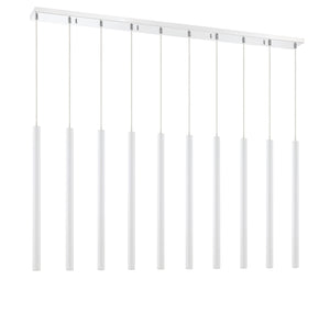 Z-Lite - 917MP24-WH-LED-10LCH - LED Linear Chandelier - Forest - Chrome