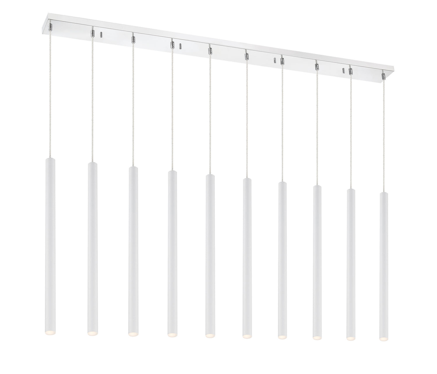 Z-Lite - 917MP24-WH-LED-10LCH - LED Linear Chandelier - Forest - Chrome