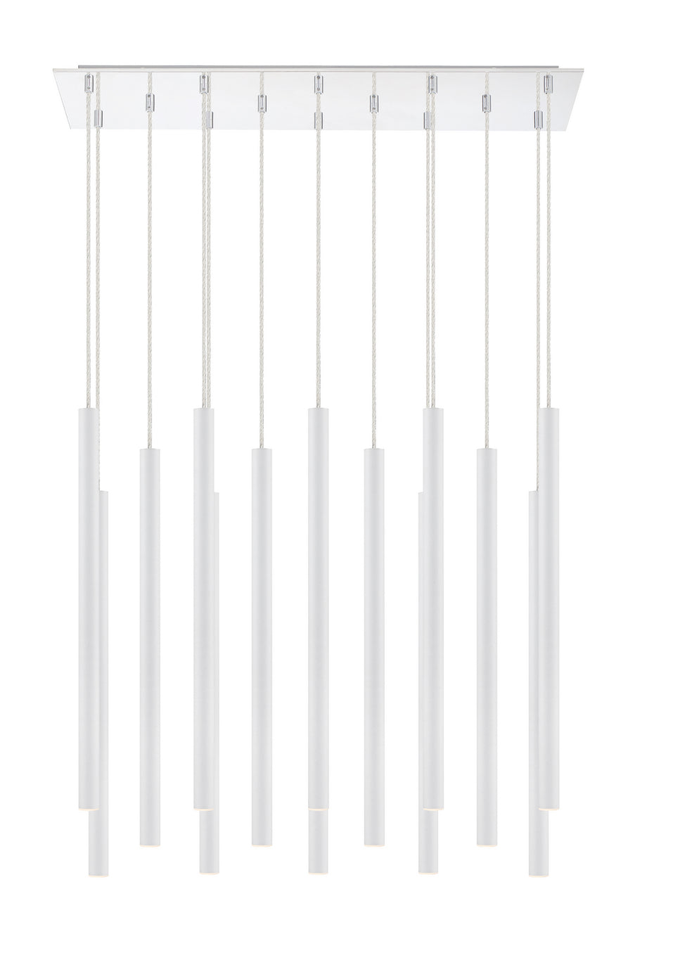 Z-Lite - 917MP24-WH-LED-14LCH - LED Chandelier - Forest - Chrome