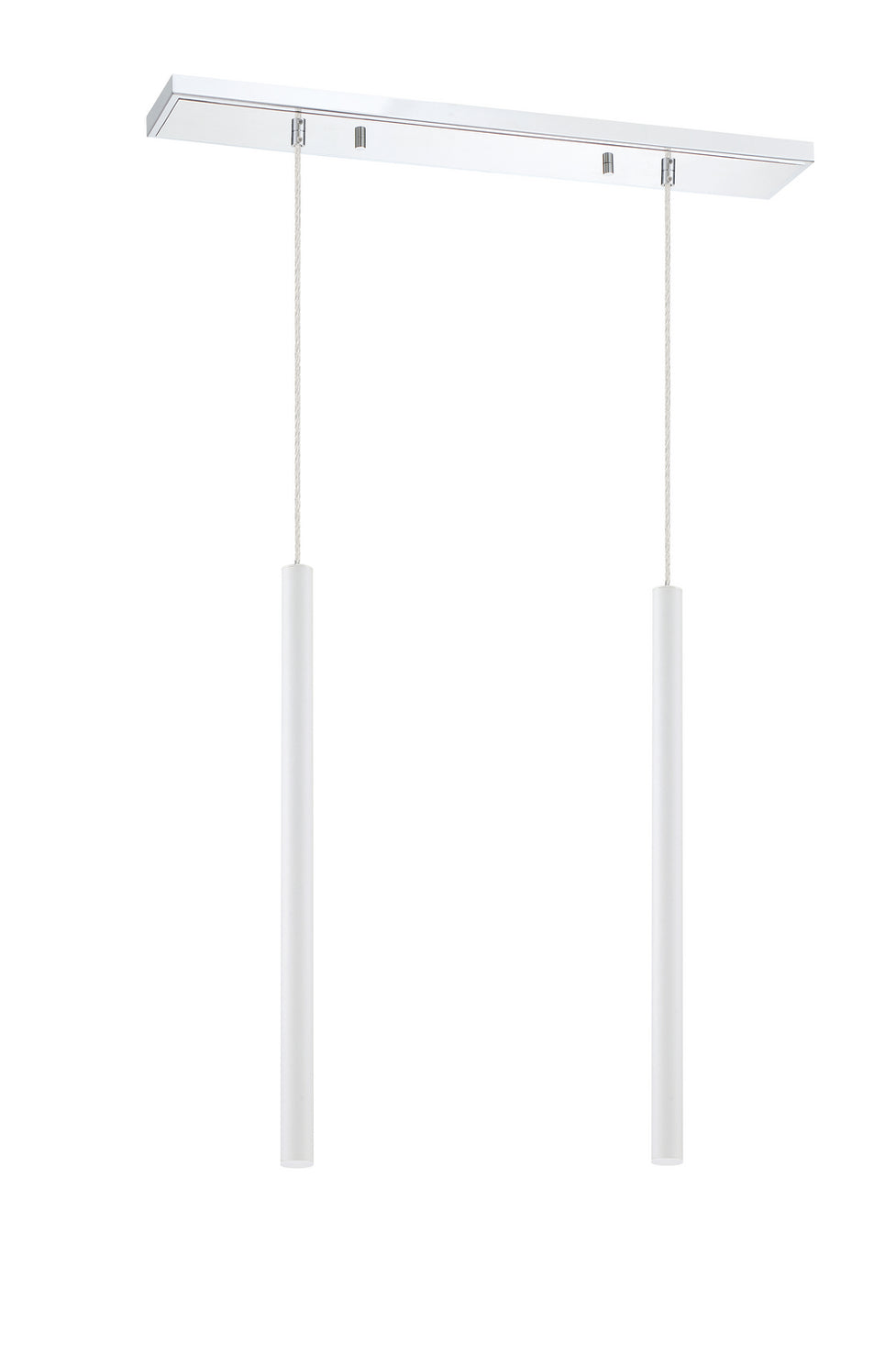 Z-Lite - 917MP24-WH-LED-2LCH - LED Linear Chandelier - Forest - Chrome