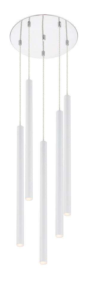 Z-Lite - 917MP24-WH-LED-5RCH - LED Chandelier - Forest - Chrome