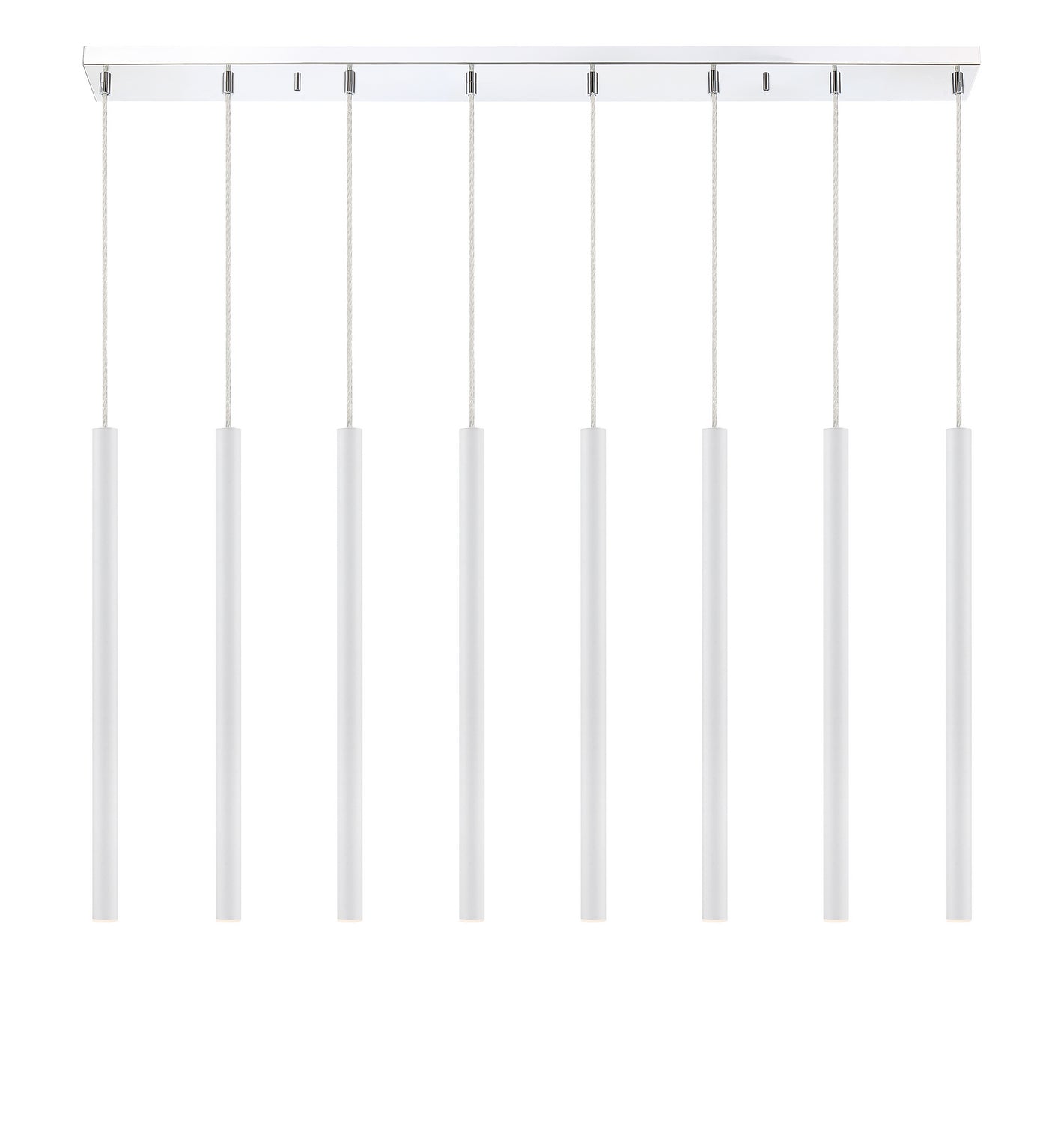 Z-Lite - 917MP24-WH-LED-8LCH - LED Linear Chandelier - Forest - Chrome