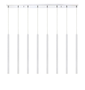 Z-Lite - 917MP24-WH-LED-8LCH - LED Linear Chandelier - Forest - Chrome