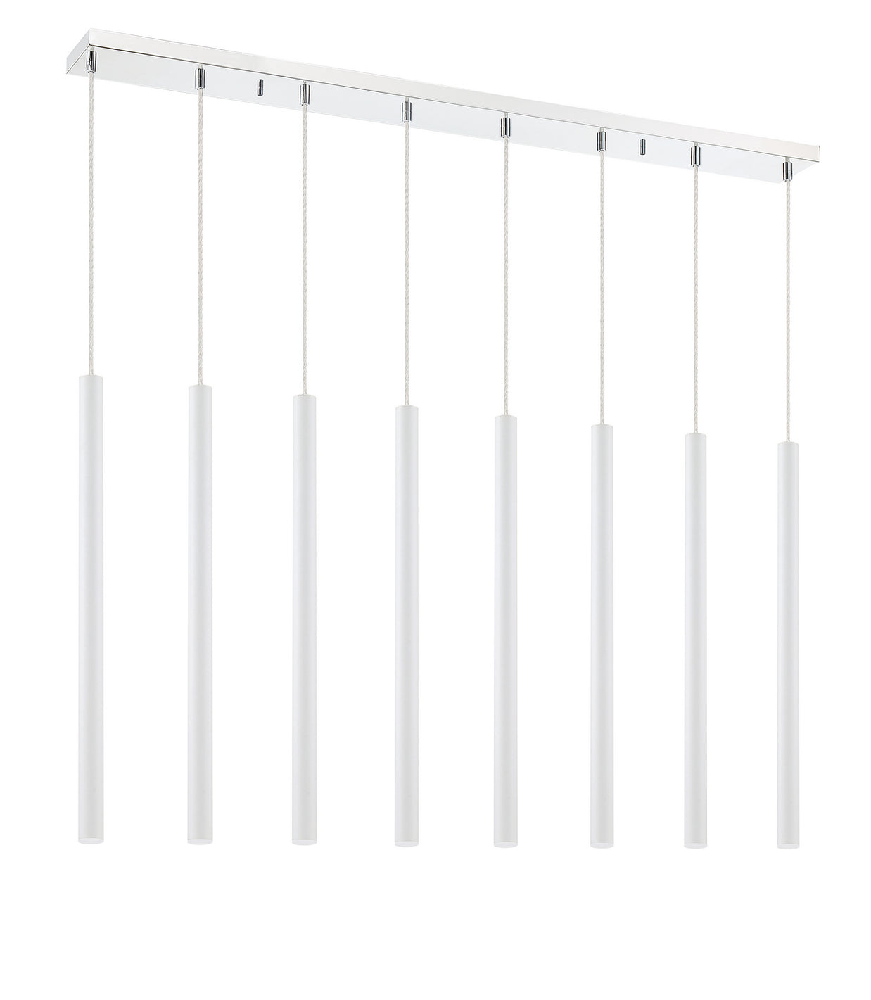 Z-Lite - 917MP24-WH-LED-8LCH - LED Linear Chandelier - Forest - Chrome