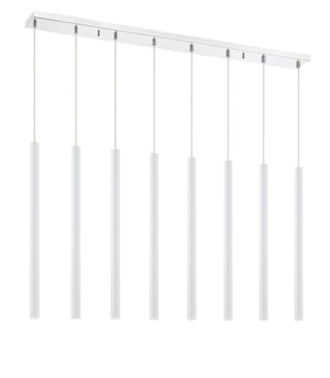 Z-Lite - 917MP24-WH-LED-8LCH - LED Linear Chandelier - Forest - Chrome