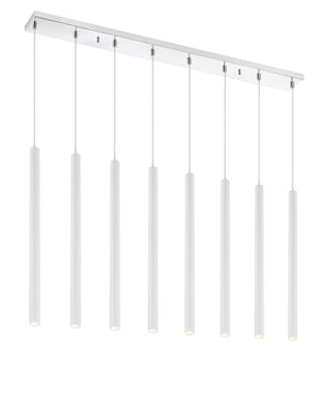 Z-Lite - 917MP24-WH-LED-8LCH - LED Linear Chandelier - Forest - Chrome