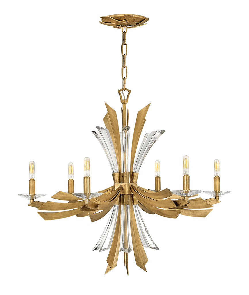 Fredrick Ramond - FR40908BNG - LED Chandelier - Vida - Burnished Gold