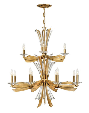 Fredrick Ramond - FR40909BNG - LED Chandelier - Vida - Burnished Gold