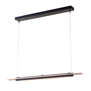 Hubbardton Forge - 139920-LED-STND-10-WD - LED Pendant - Plank - Black