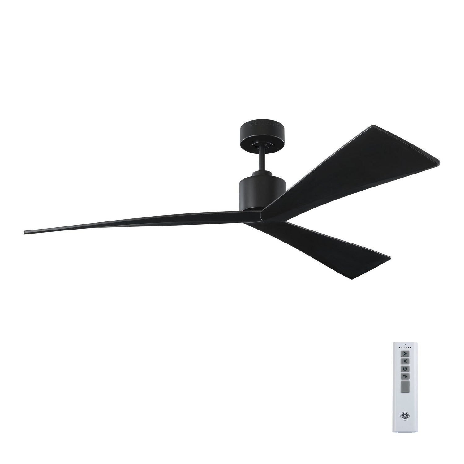 Visual Comfort Fan - 3ADR60BKBK - 60"Ceiling Fan - Adler - Matte Black