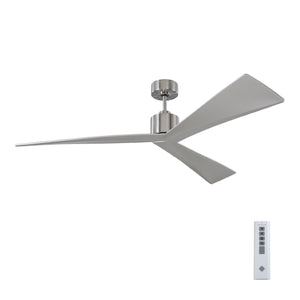 Visual Comfort Fan - 3ADR60BS - 60"Ceiling Fan - Adler - Brushed Steel