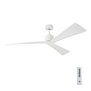 Visual Comfort Fan - 3ADR60RZW - 60"Ceiling Fan - Adler - Matte White