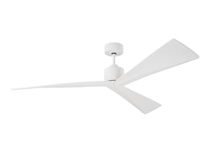 Visual Comfort Fan - 3ADR60RZW - 60"Ceiling Fan - Adler - Matte White