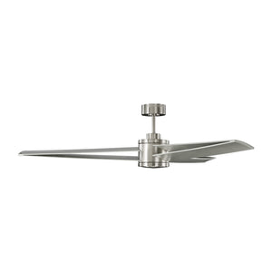 Visual Comfort Fan - 3AMR60BSD - 60"Ceiling Fan - Armstrong - Brushed Steel