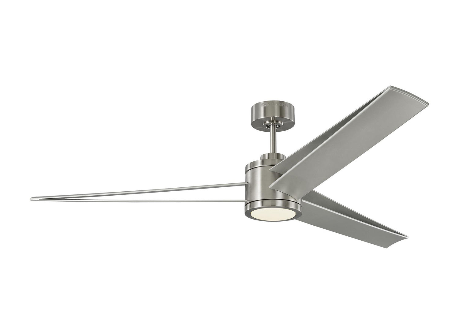 Visual Comfort Fan - 3AMR60BSD - 60"Ceiling Fan - Armstrong - Brushed Steel