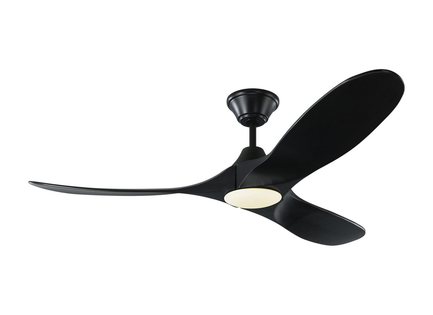 Visual Comfort Fan - 3MAVR52BKBKD - 52" Ceiling Fan - Maverick - Matte Black
