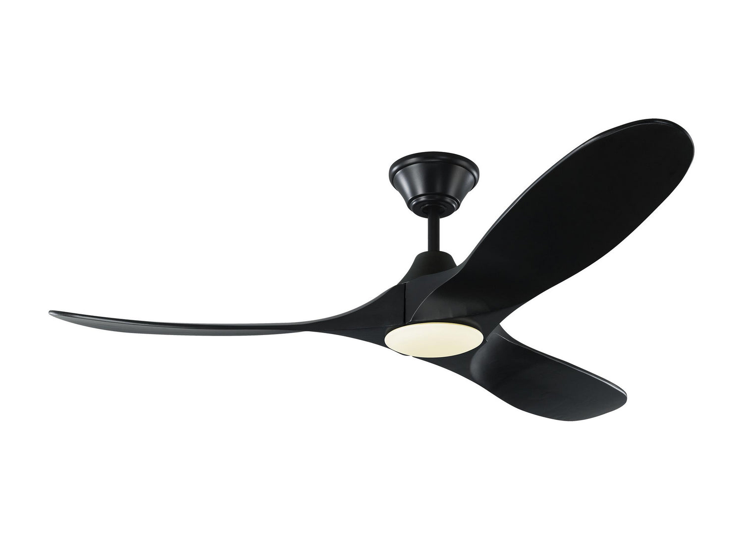 Visual Comfort Fan - 3MAVR52BKBKD - 52"Ceiling Fan - Maverick - Matte Black