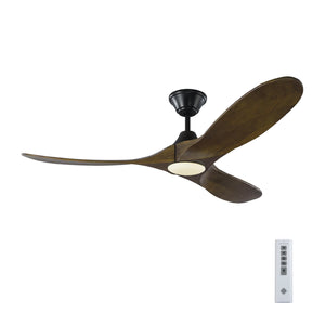 Visual Comfort Fan - 3MAVR52BKD - 52"Ceiling Fan - Maverick - Matte Black