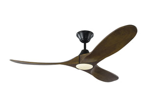 Visual Comfort Fan - 3MAVR52BKD - 52"Ceiling Fan - Maverick - Matte Black