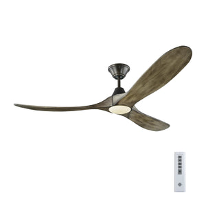 Visual Comfort Fan - 3MAVR60AGPD - 60"Ceiling Fan - Maverick - Aged Pewter