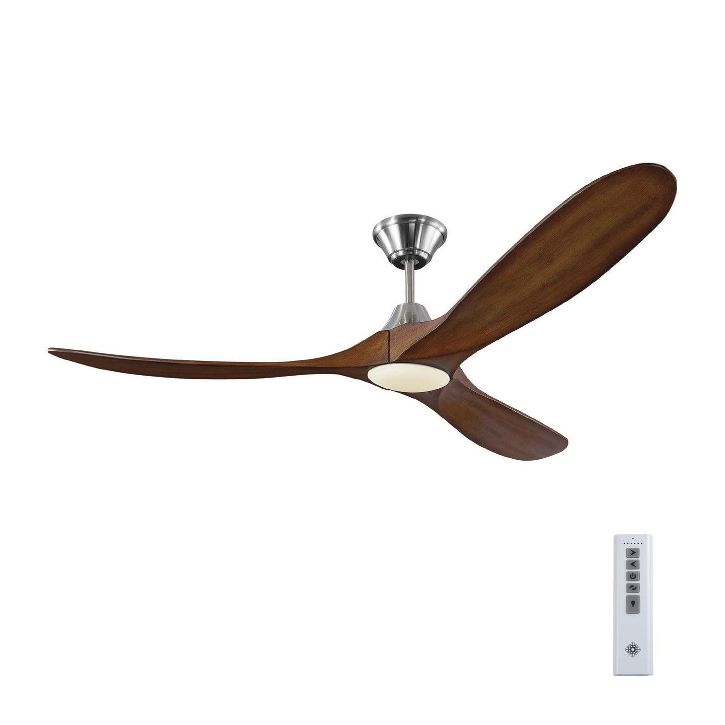 Visual Comfort Fan - 3MAVR60BSKOAD - 60" Ceiling Fan - Maverick - Brushed Steel