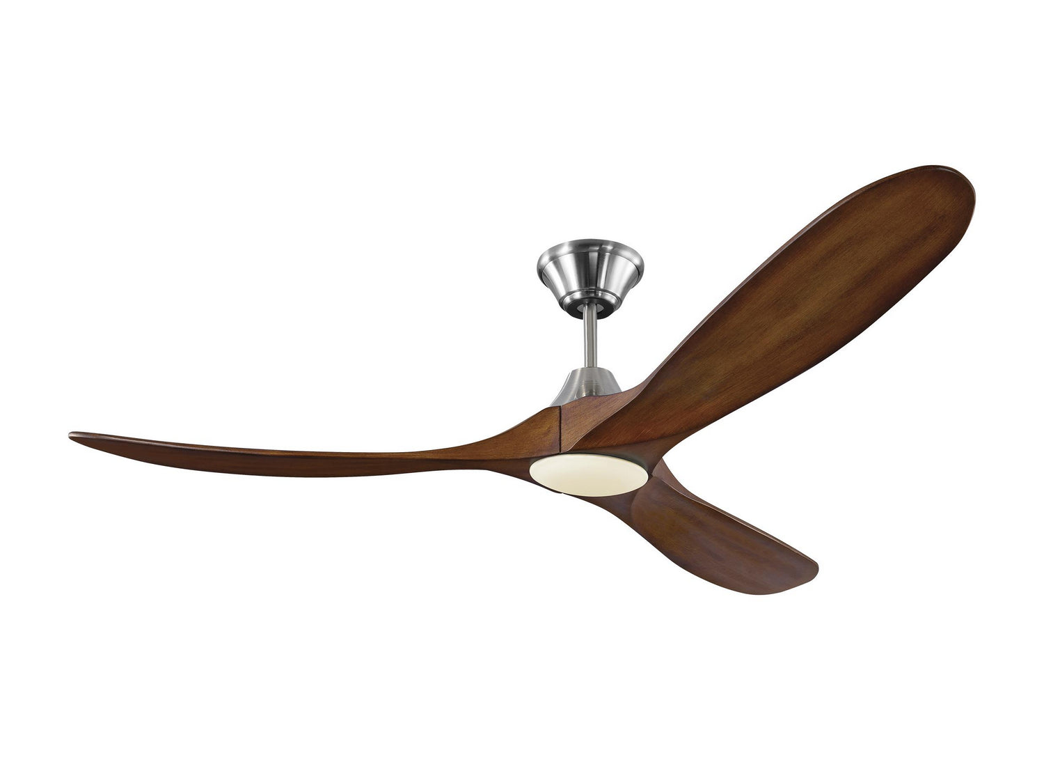 Visual Comfort Fan - 3MAVR60BSKOAD - 60"Ceiling Fan - Maverick - Brushed Steel