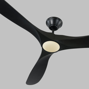 Visual Comfort Fan - 3MAVR70BKBKD - 70"Ceiling Fan - Maverick - Matte Black