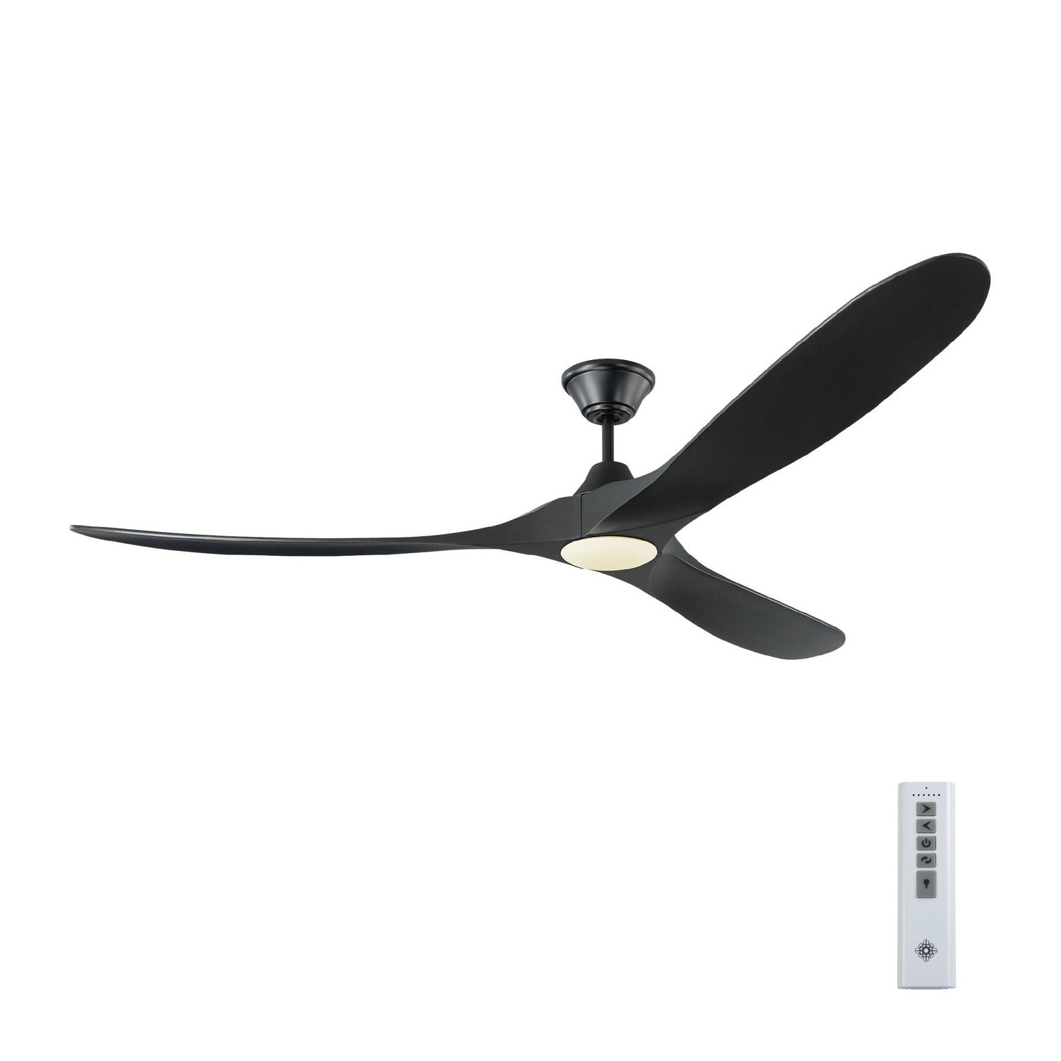 Visual Comfort Fan - 3MAVR70BKBKD - 70"Ceiling Fan - Maverick - Matte Black