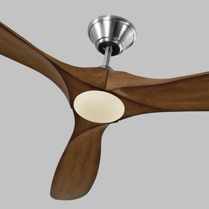 Visual Comfort Fan - 3MAVR70BSKOAD - 70"Ceiling Fan - Maverick - Brushed Steel