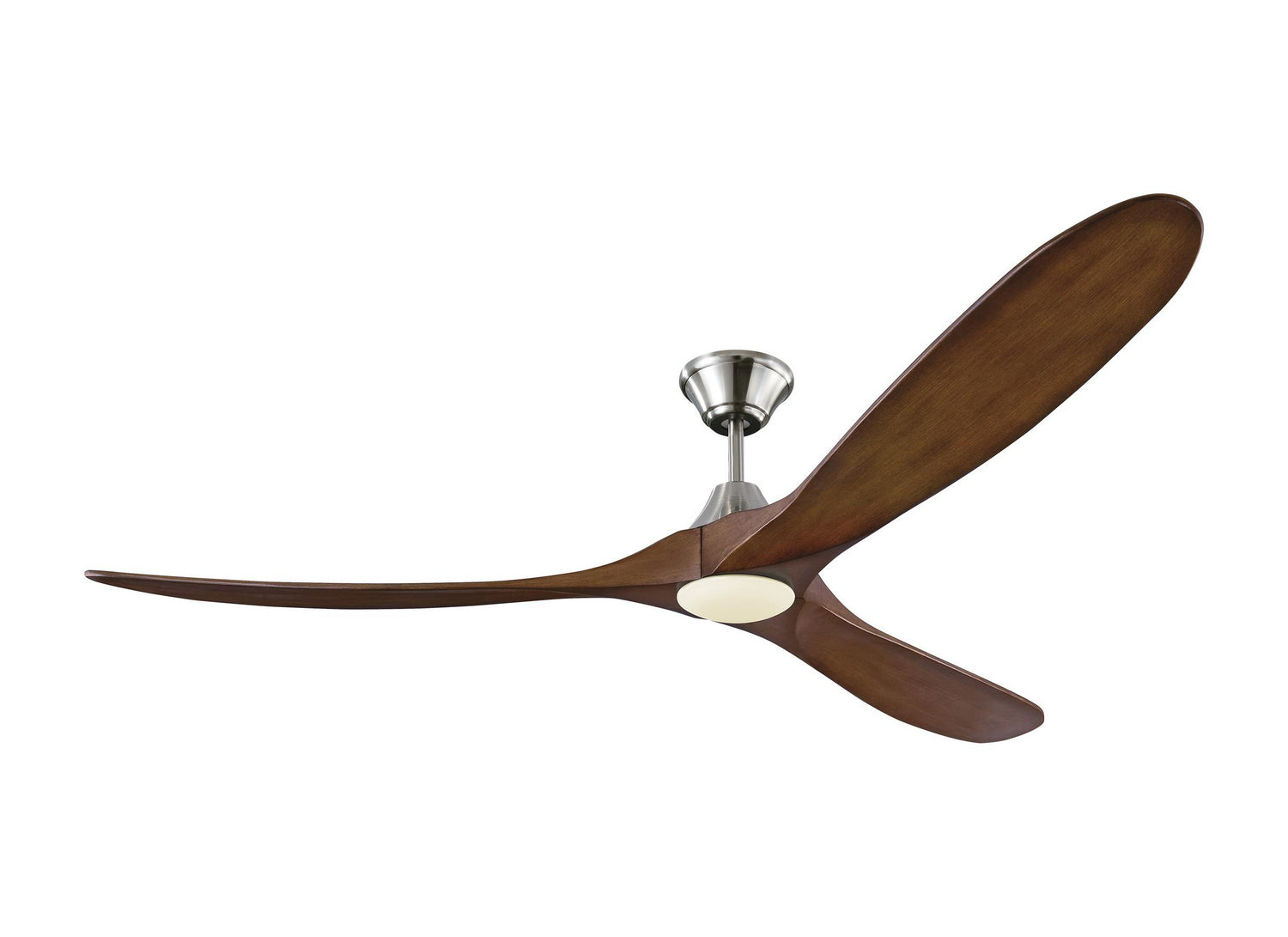 Visual Comfort Fan - 3MAVR70BSKOAD - 70"Ceiling Fan - Maverick - Brushed Steel