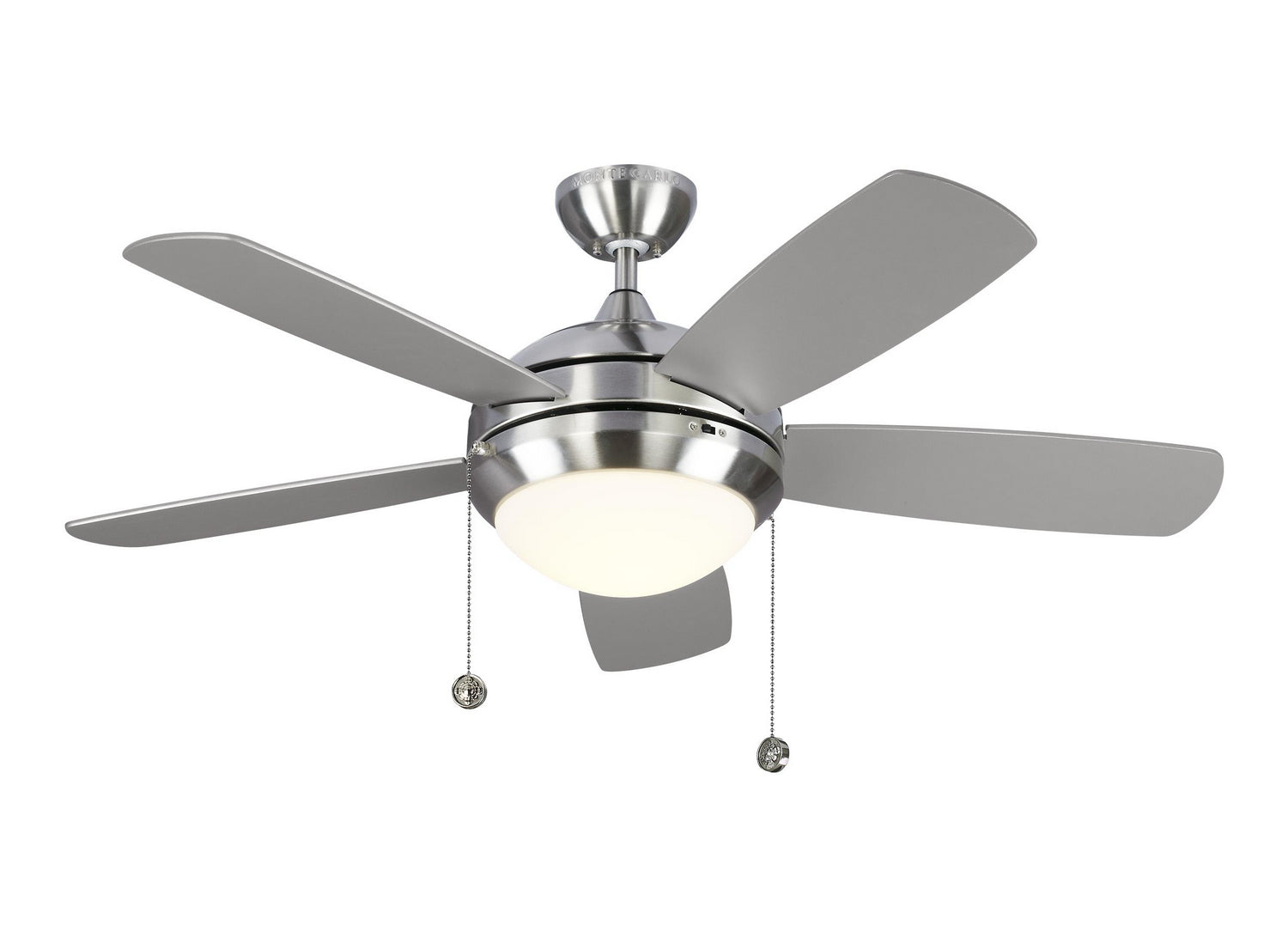 Generation Lighting. - 5DIC44BSD-V1 - 44"Ceiling Fan - Discus - Brushed Steel