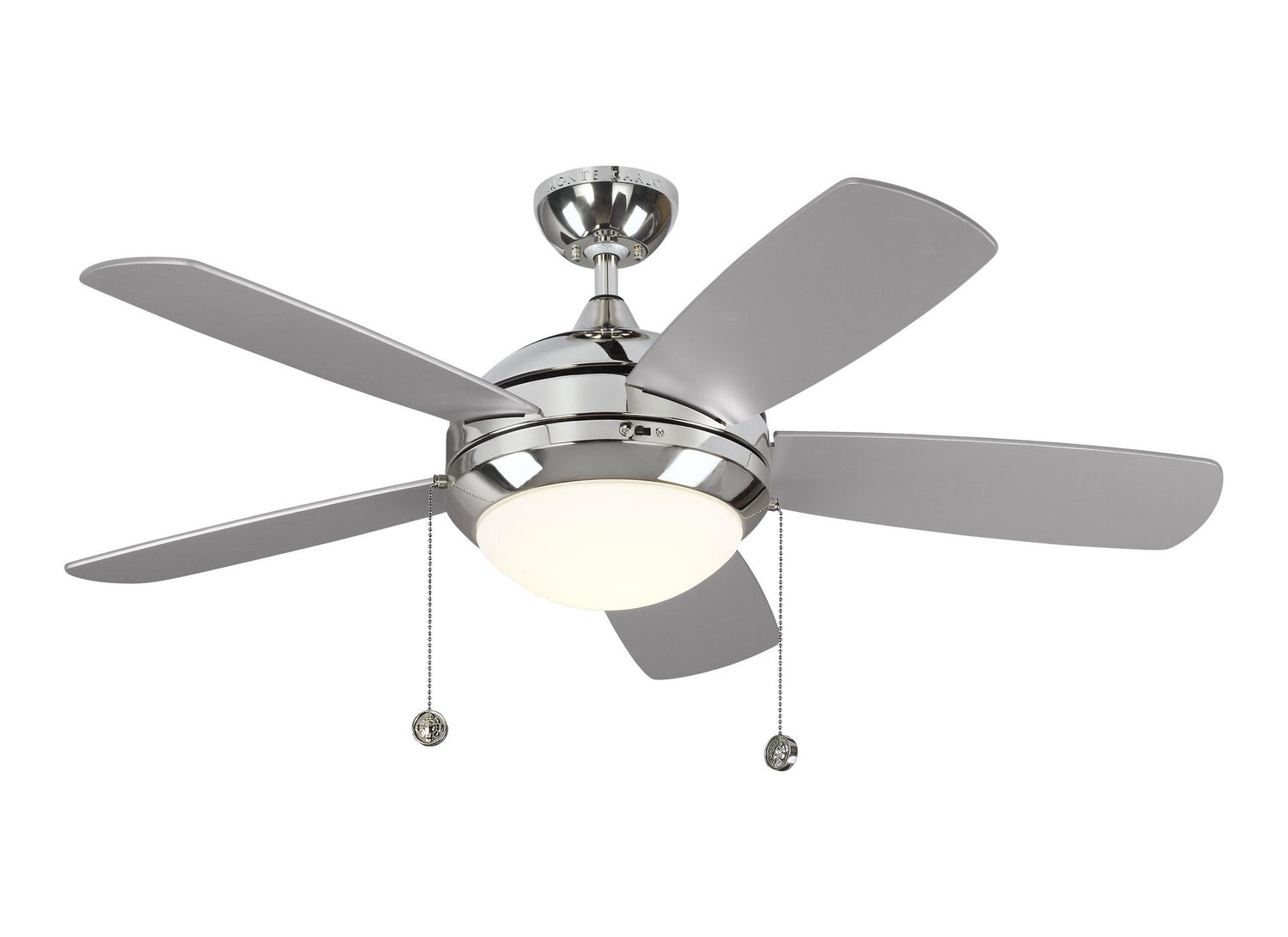 Generation Lighting. - 5DIC44PND-V1 - 44"Ceiling Fan - Discus - Polished Nickel