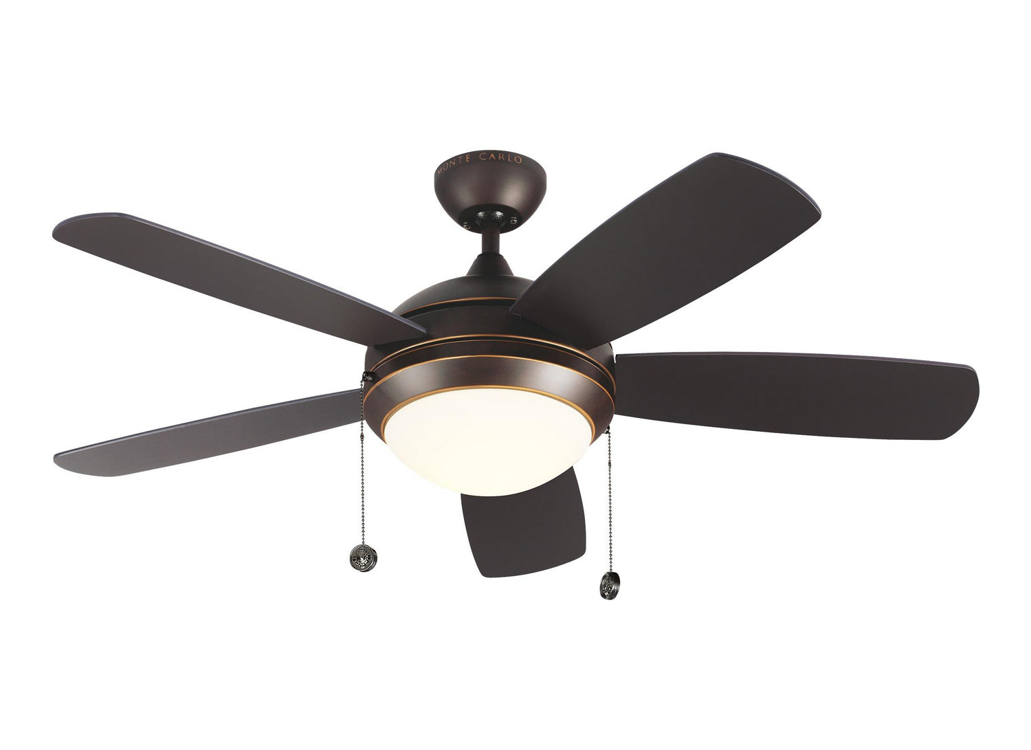 Generation Lighting. - 5DIC44RBD-V1 - 44" Ceiling Fan - Discus - Roman Bronze