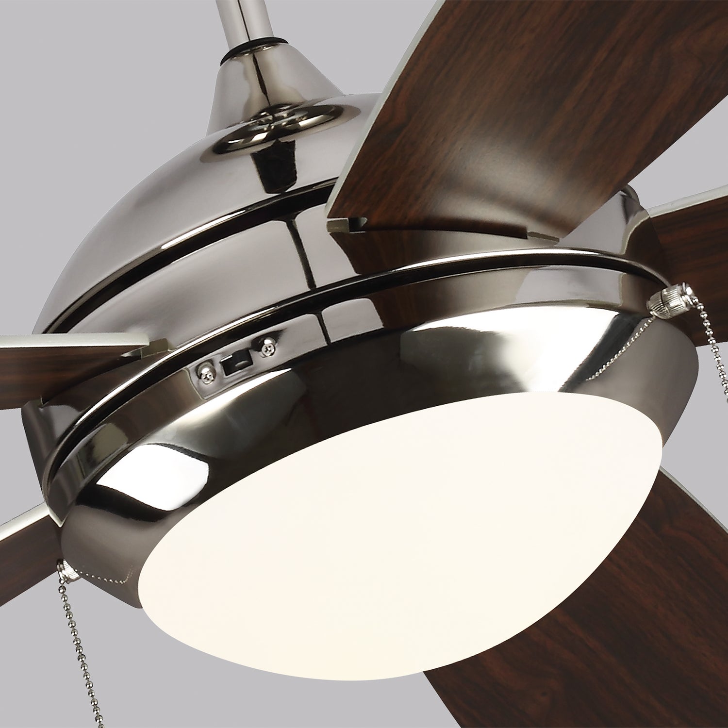 Generation Lighting. - 5DIC52BSD-V1 - 52"Ceiling Fan - Discus - Brushed Steel