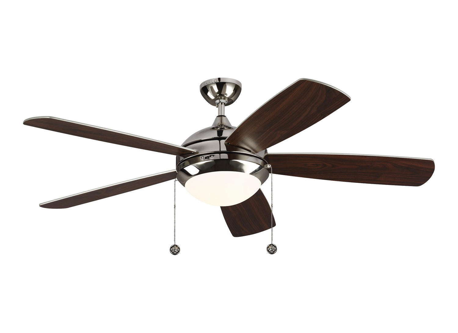 Generation Lighting. - 5DIC52PND-V1 - 52"Ceiling Fan - Discus - Polished Nickel