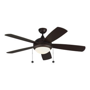 Generation Lighting. - 5DIC52RBD-V1 - 52" Ceiling Fan - Discus - Roman Bronze