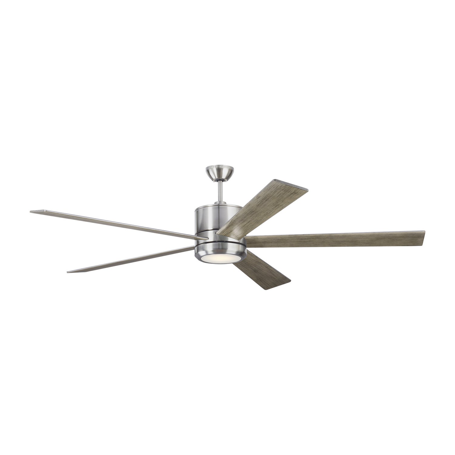 Generation Lighting. - 5VMR72BSD - 72" Ceiling Fan - Vision - Brushed Steel