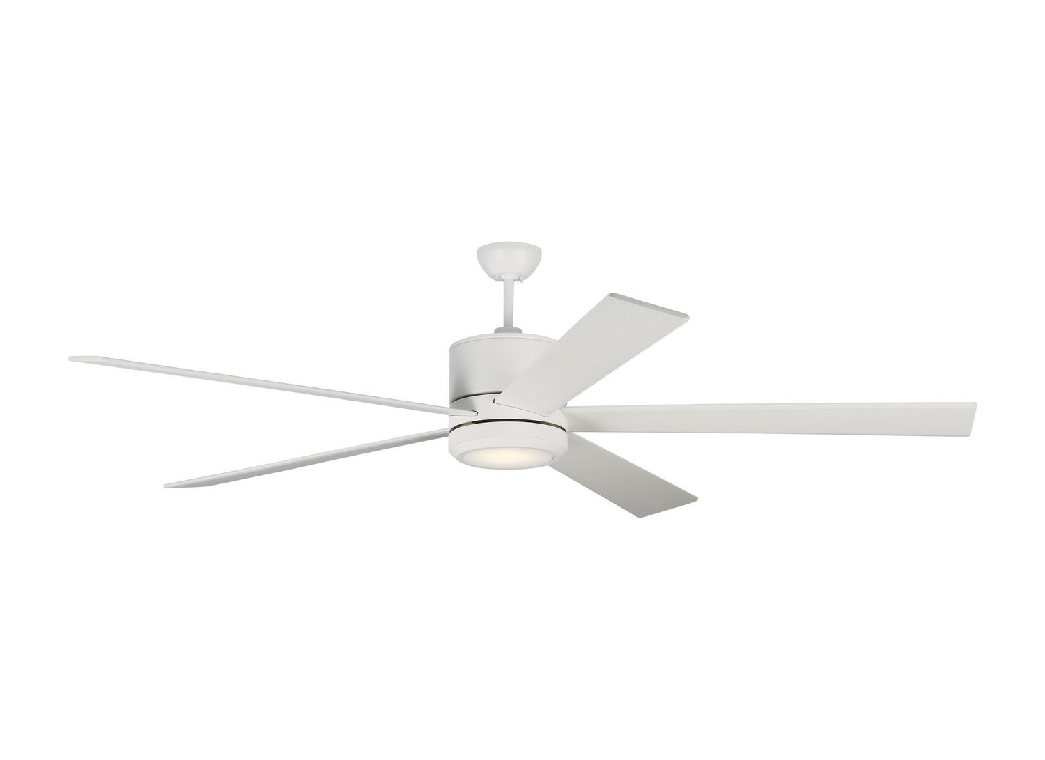 Generation Lighting. - 5VMR72RZWD - 72"Ceiling Fan - Vision - Matte White