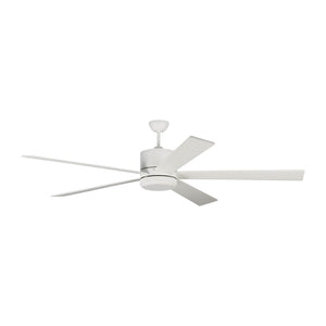 Generation Lighting. - 5VMR72RZWD - 72"Ceiling Fan - Vision - Matte White