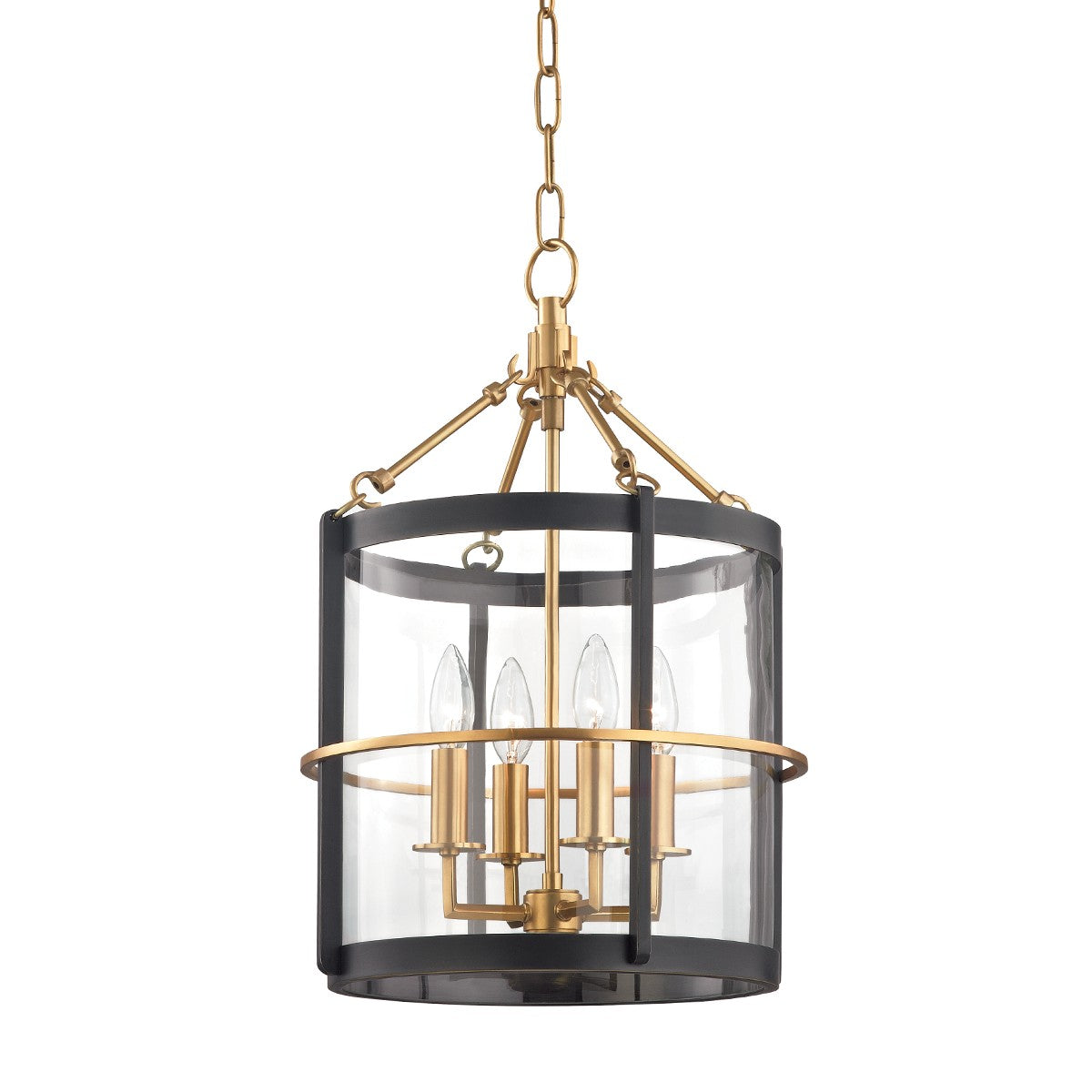 Hudson Valley - BKO200-AOB - Four Light Pendant - Ren - Aged Old Bronze