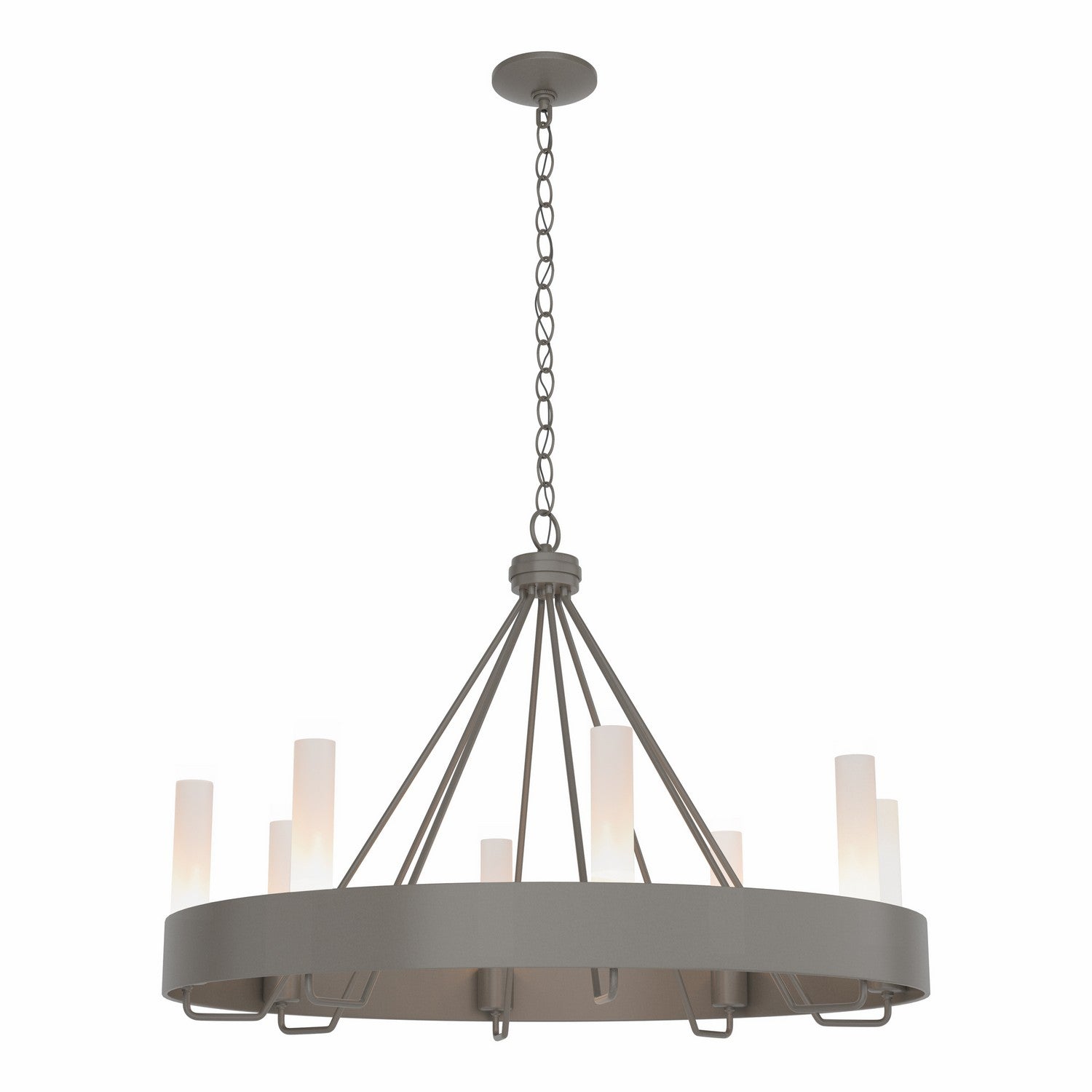 Hubbardton Forge - 105040-SKT-07-FD0611 - Banded Ring Chandelier - Banded - Dark Smoke