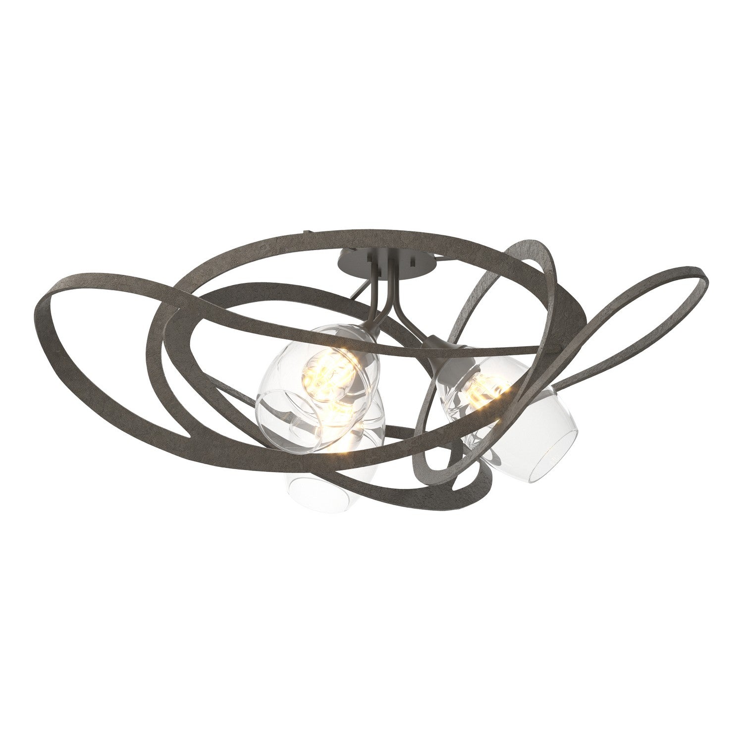 Hubbardton Forge - 128720-SKT-89-ZM0621 - Nest Semi-Flush - Nest - Ink