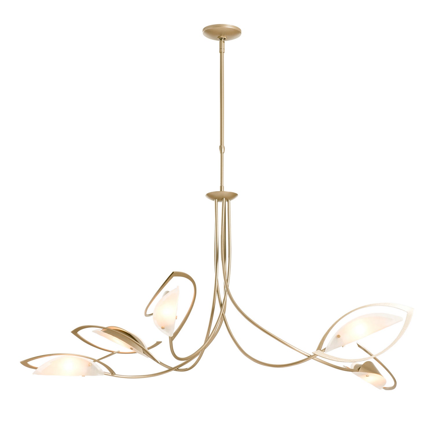 Hubbardton Forge - 137865-SKT-STND-84-FD0626 - Five Light Pendant - Aerial - Soft Gold