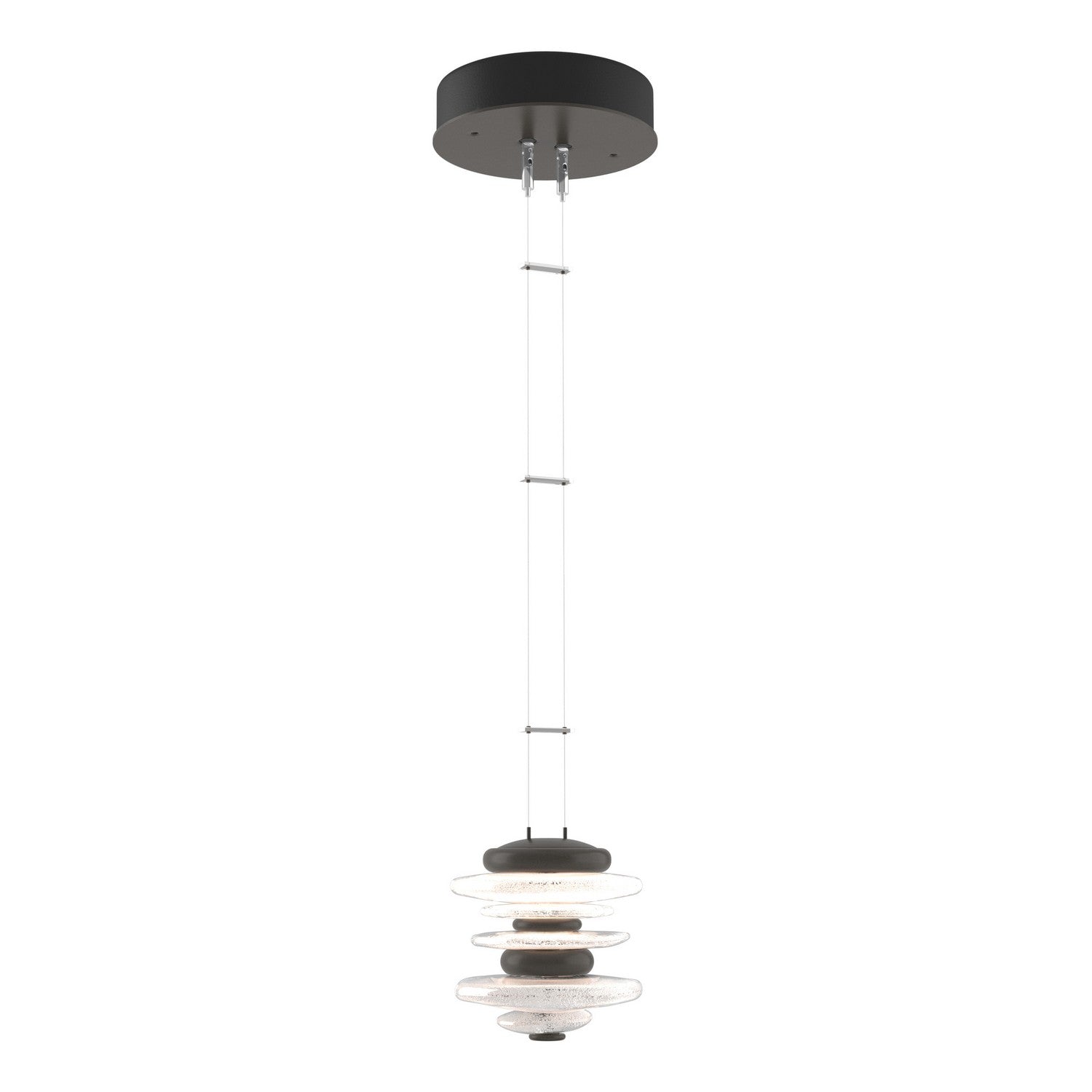 Hubbardton Forge - 139970-LED-STND-07 - LED Pendant - Cairn - Dark Smoke